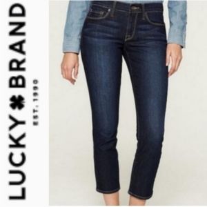 Lucky Brand Sofia Capri dark wash jean 12/31
